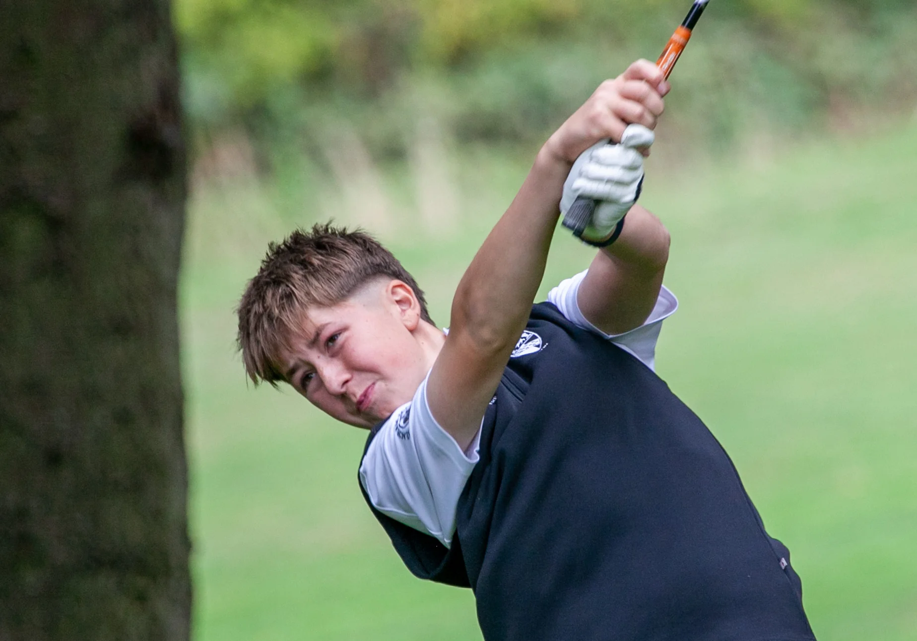 Henry Saddleton played some fine golf to win both of his matches at the South East Group Under-16s final.