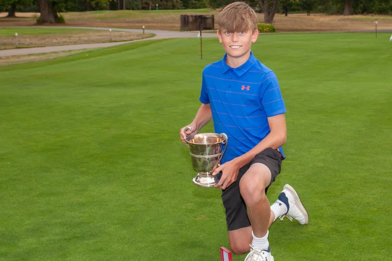 Hugo Fisher-Briggs, 12, took top spot in the handicap competition