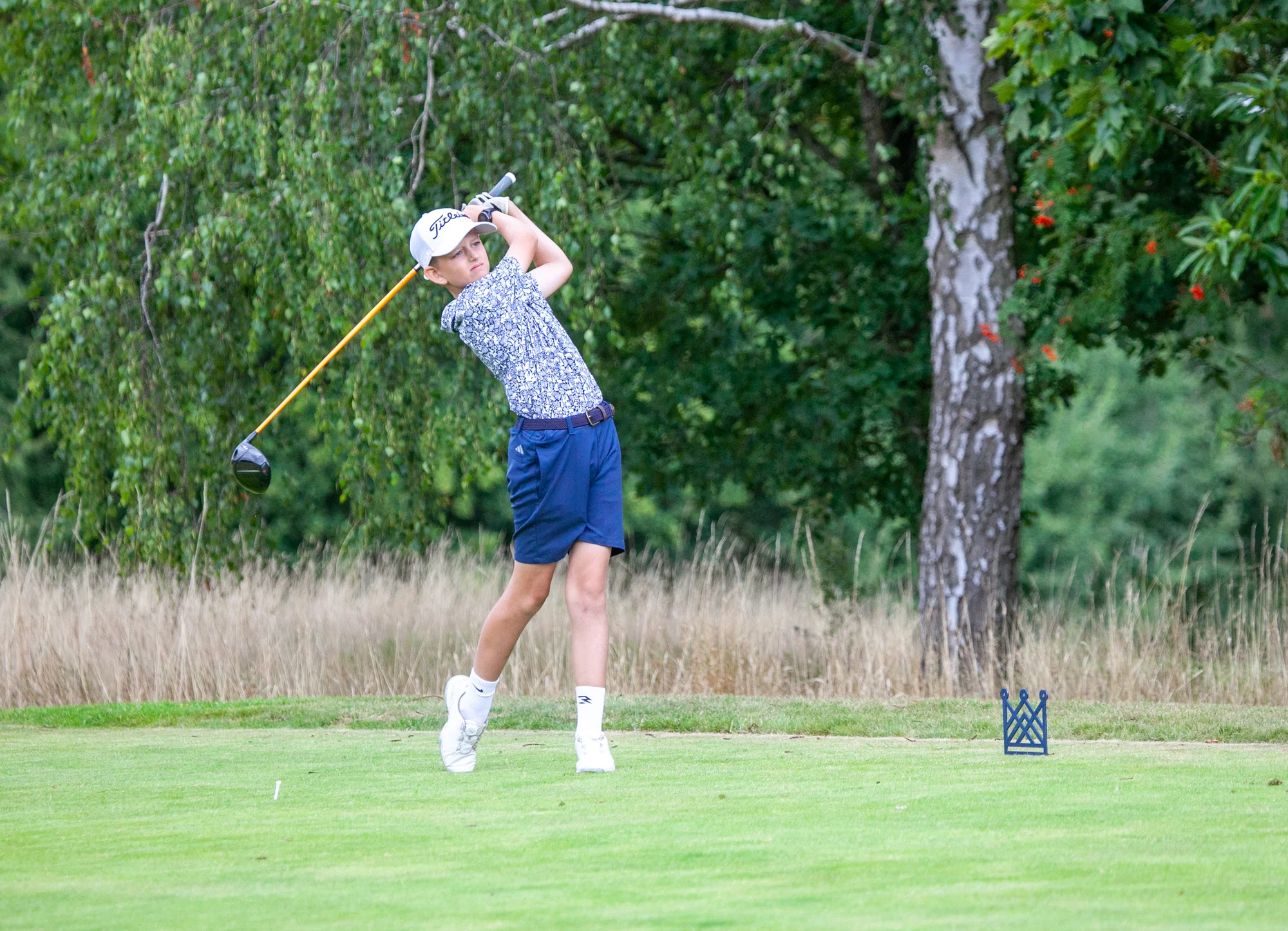Royal Norwich junior Sebastian Minors has played golf since he was aged five